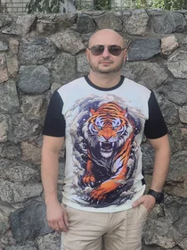 Футболки с полной запечаткой: Свирепый Тигр